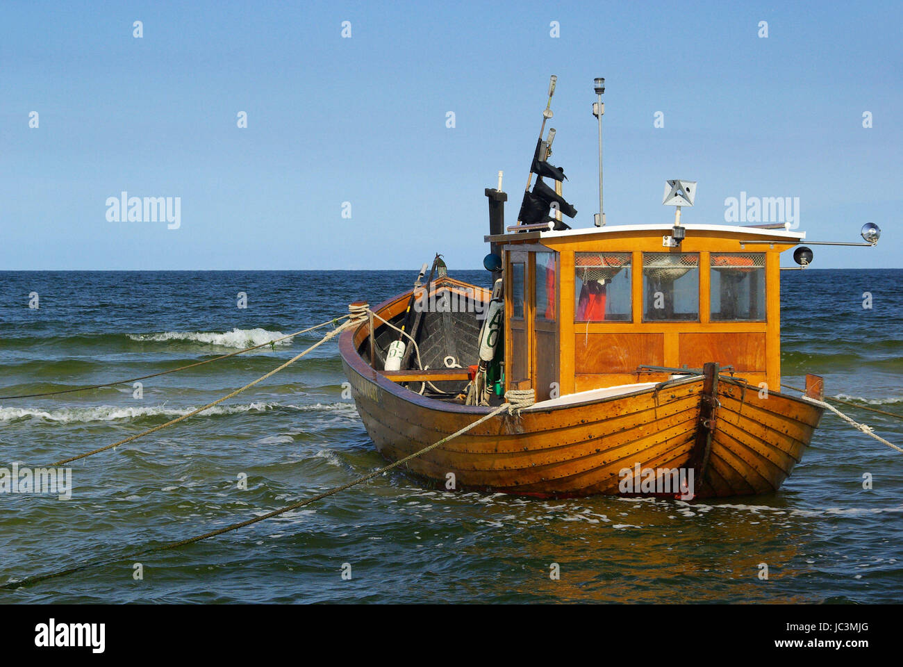 Fischkutter am Strand - pêche de la faucheuse sur la plage 24 Banque D'Images