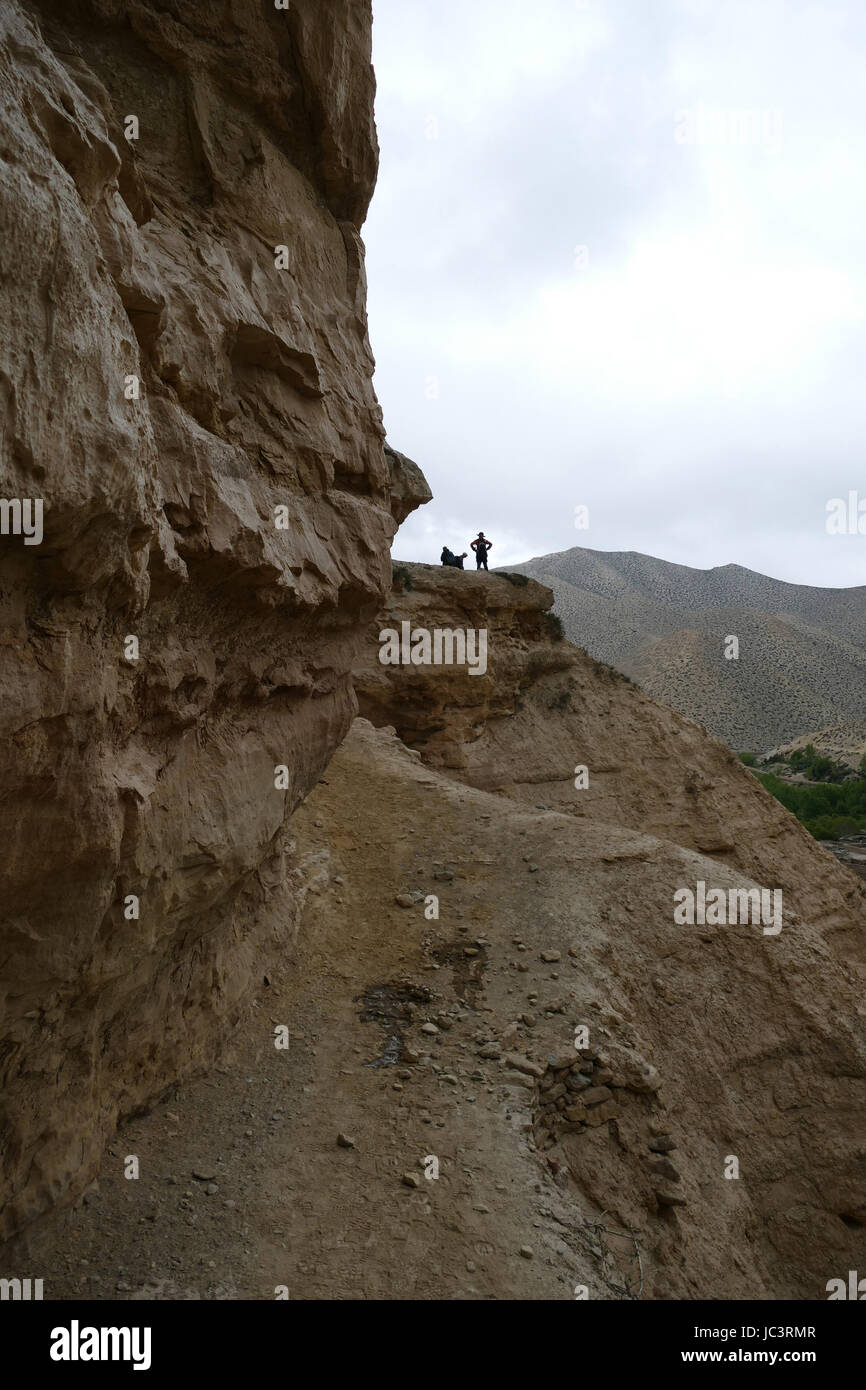Gorges de l'Annapurna jusqu'aux gorges les plus profondes d'Khola monde Banque D'Images