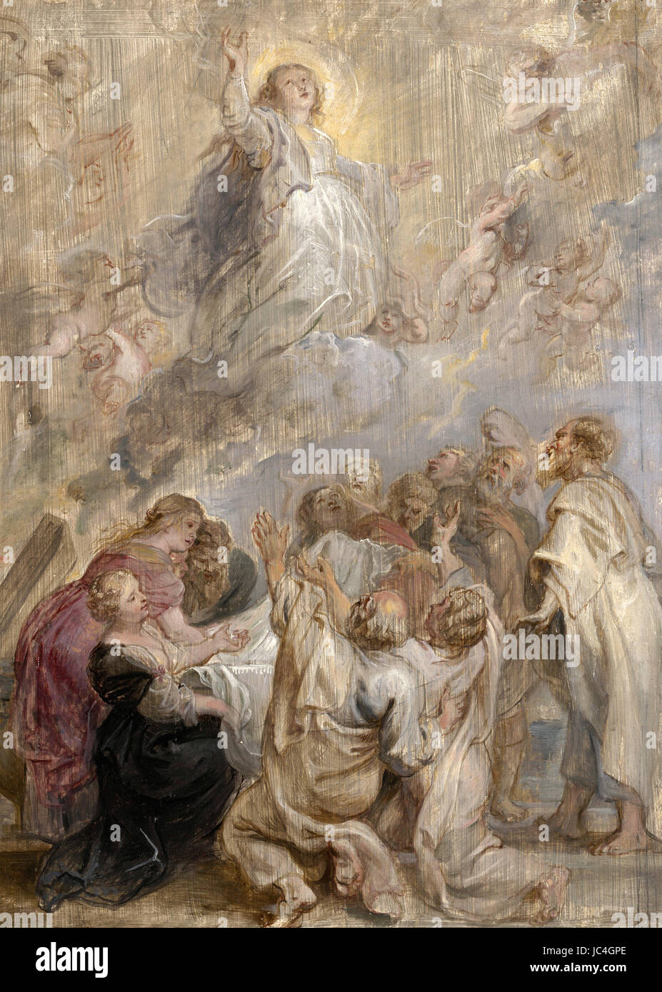Couronnement de la Vierge d'après Rubens (Dutuit 12