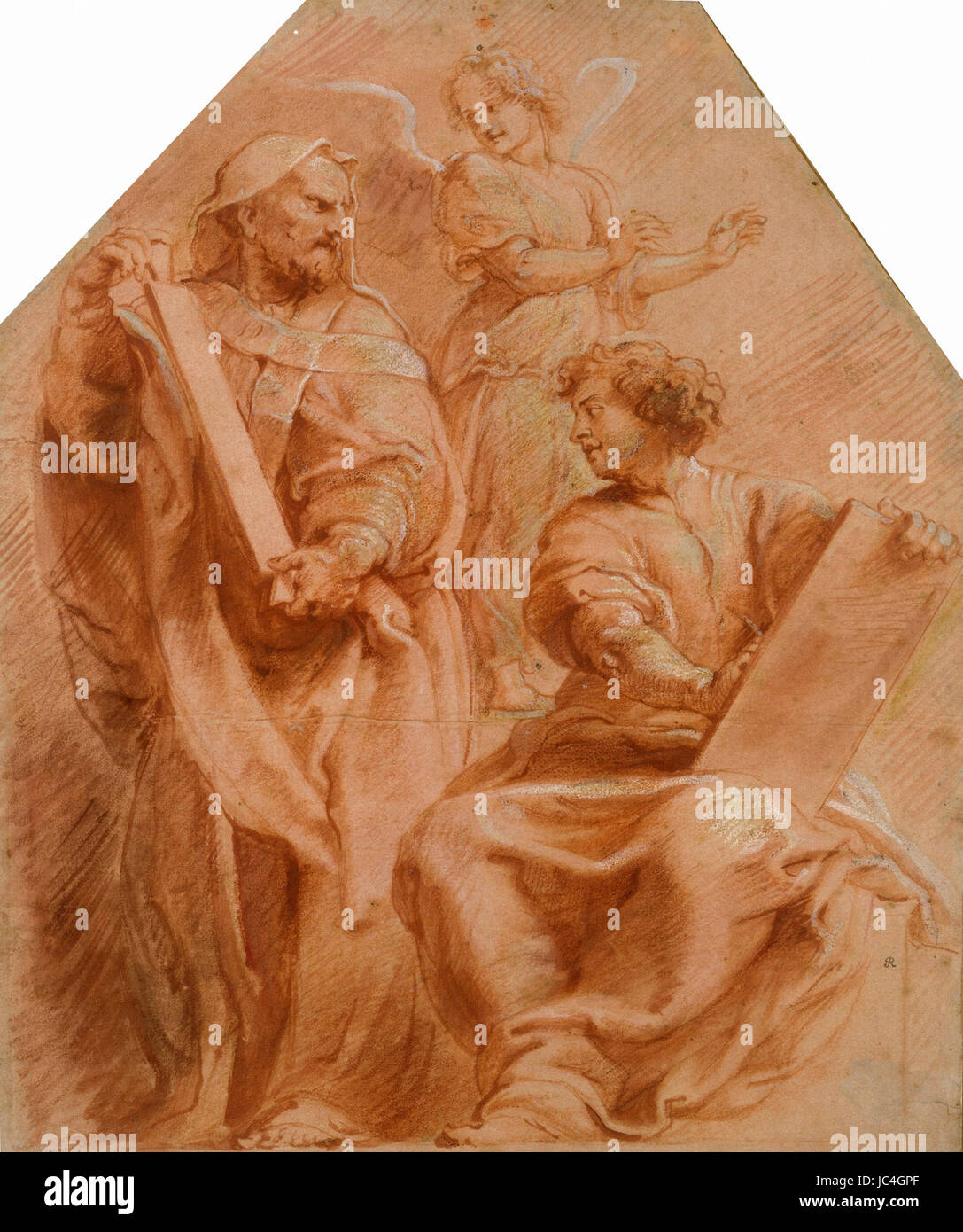 Peter Paul Rubens - Jérémie dicte la Parole de Dieu à Baruch Banque D'Images