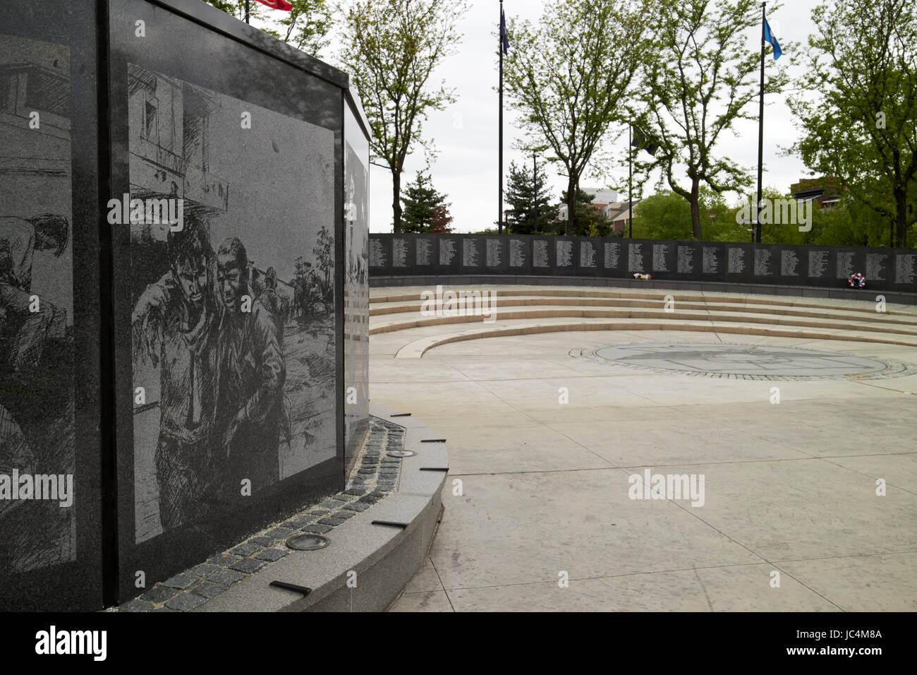 Philadelphia Vietnam Veterans Memorial guerre USA Banque D'Images