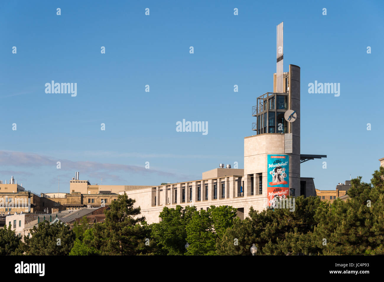 Montréal, Canada - 10 juin 2017 : Pointe-a-Calliere Museum dans le Vieux-Port de Montréal Banque D'Images