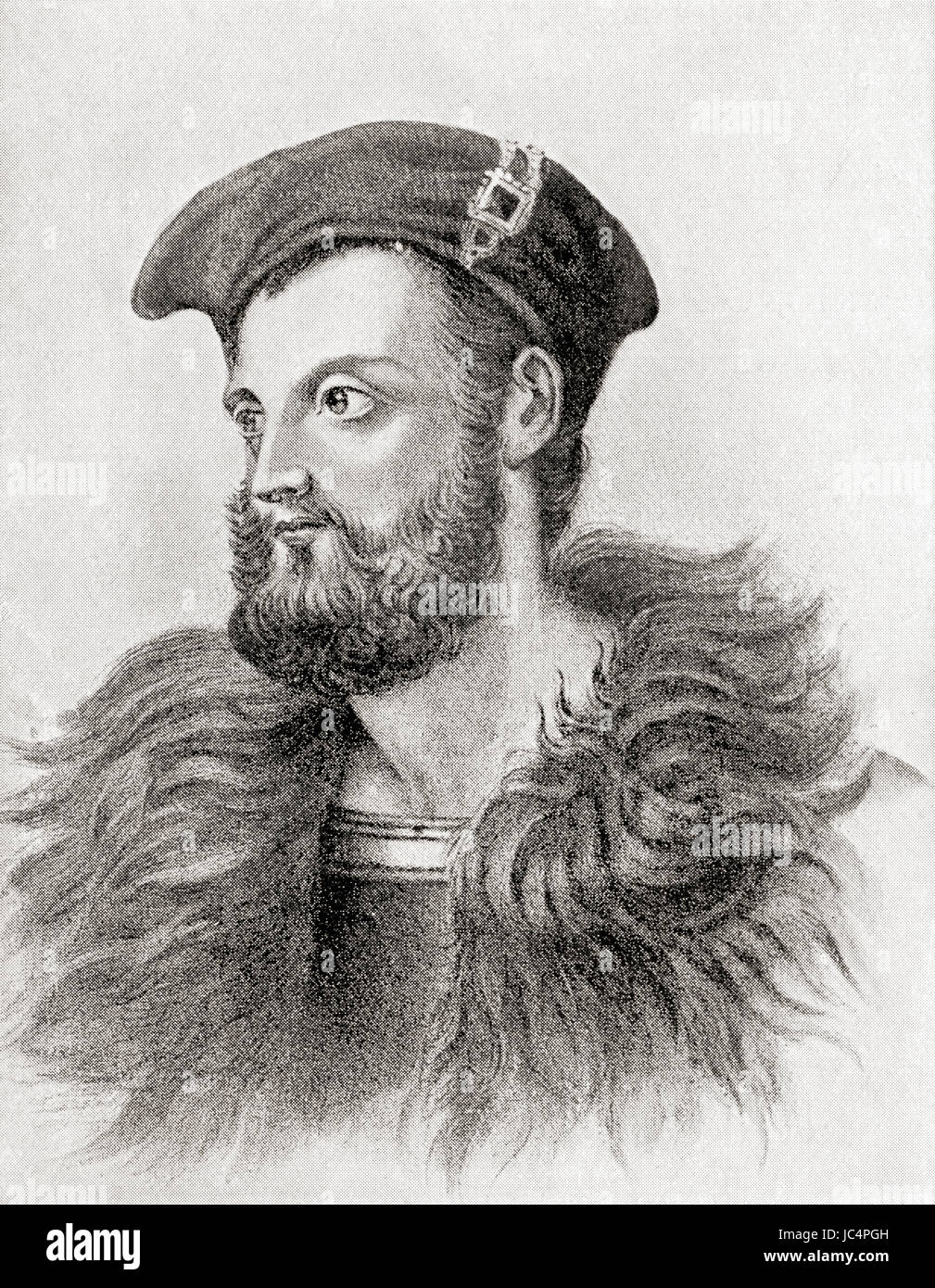 Owen Roe O'Neill, c. 1585 - 1649. Soldat du 17e siècle et l'un des plus célèbres de la dynastie O'Neill de l'Ulster en Irlande. L'histoire de Hutchinson de l'ONU, publié en 1915. Banque D'Images