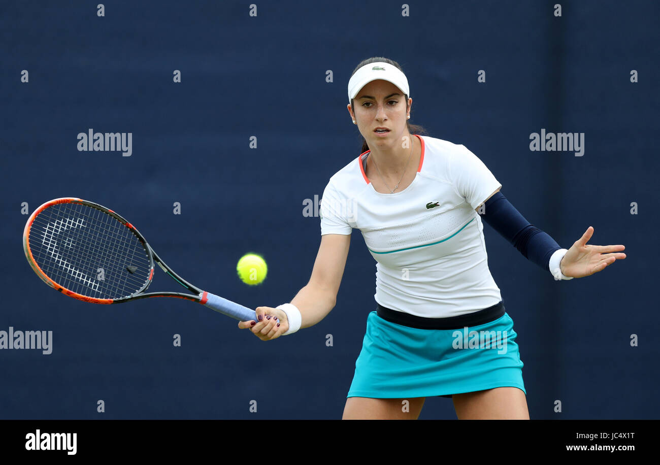 Christina McHale aux États-Unis pendant la deuxième journée de l'AEGON Open Nottingham au centre de tennis de Nottingham. Banque D'Images