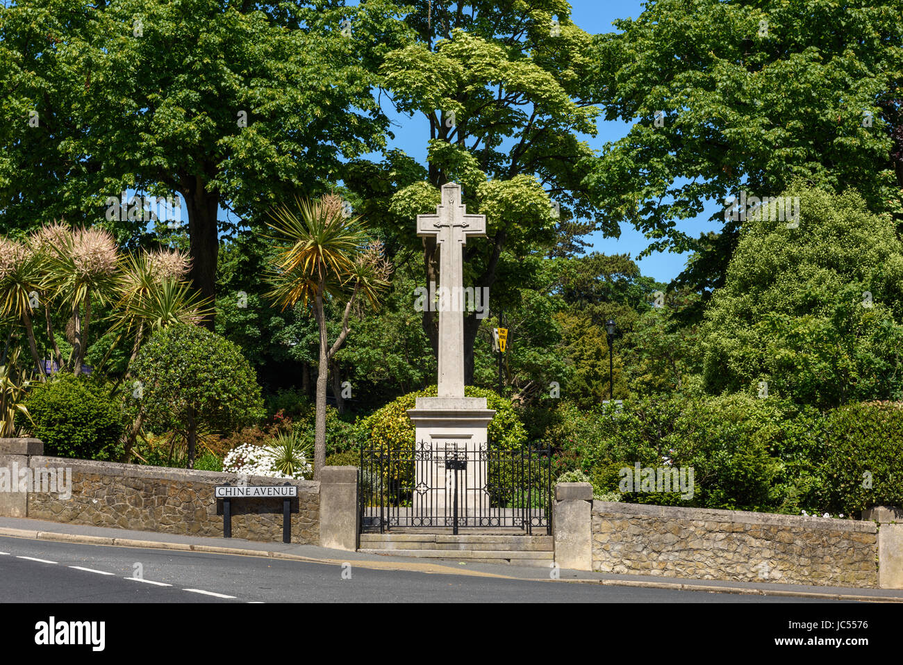 War Memorial, Old Shanklin, Isle of Wight, UK Banque D'Images