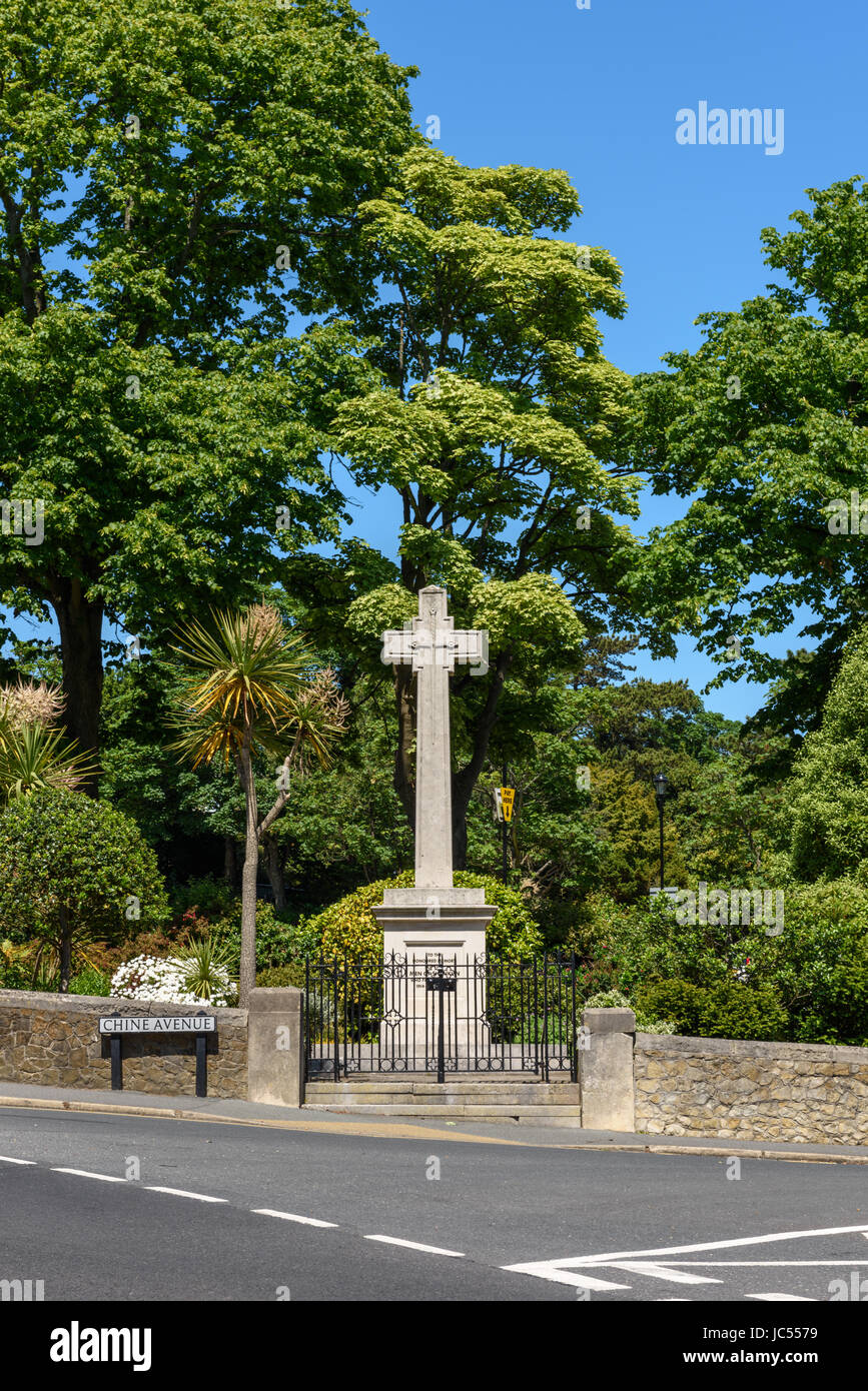 War Memorial, Old Shanklin, Isle of Wight, UK Banque D'Images