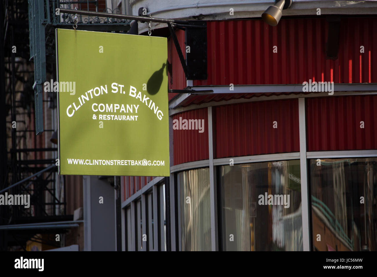 Clinton Street Baking Company restaurant, Lower East Side, Manhattan, New York City Banque D'Images