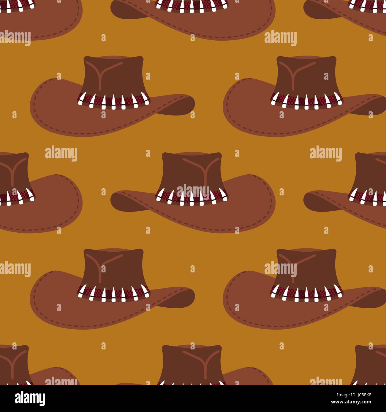 Modèle de chapeau de cow-boy. Les Australiens l'arrière-plan. Les vêtements occidentaux et rodeo Illustration de Vecteur