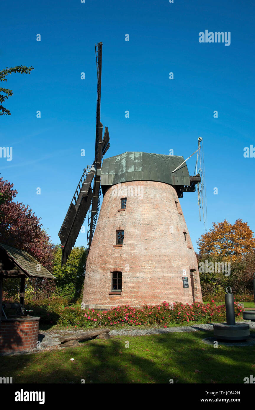 Mill, moulin de chèvre néerlandais, Soehlde, cercle Hildesheim, Basse-Saxe, Allemagne, Muehle, Hollaender de Bockwindmuehle, Kreis Hildesheim, Basse-Saxe, de Banque D'Images