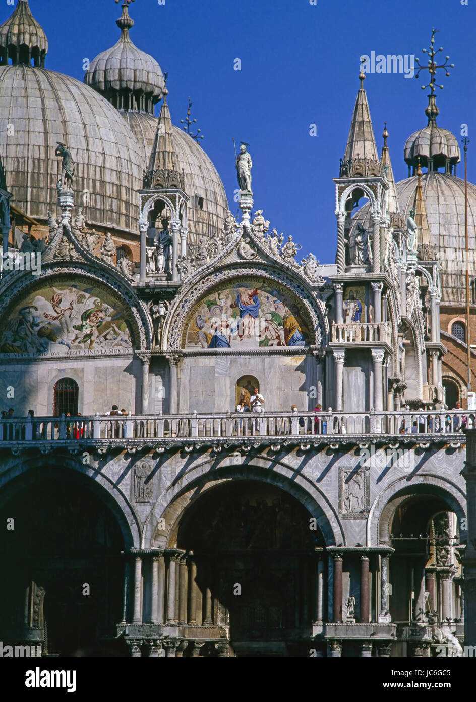 La Basilique Saint Marc à Venise, Italie Banque D'Images