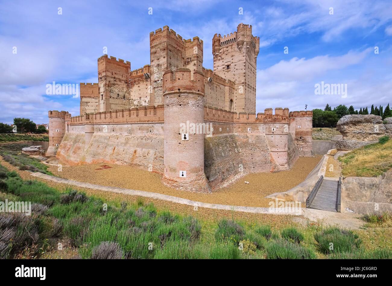 Castillo de la Mota, 03. Banque D'Images