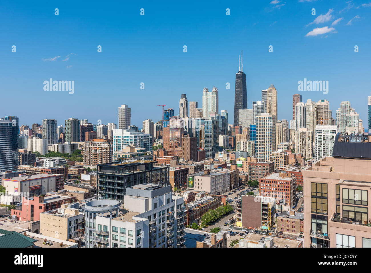 Chicago Skyline Banque D'Images