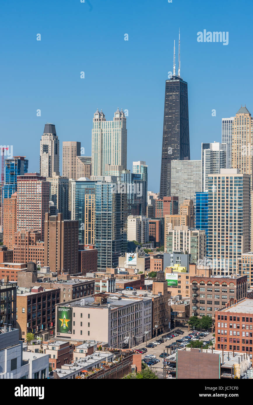 Chicago Skyline Banque D'Images