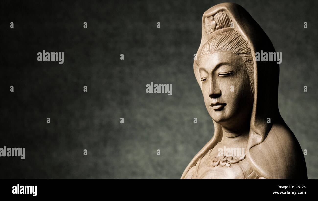 Avalokitasvara/Bodhisattva Guan Yin/Guanshiyin 觀音/觀世音 sculpture/觀自在 觀音菩薩/菩薩/觀自在菩薩 觀世音菩薩 ///像 Banque D'Images