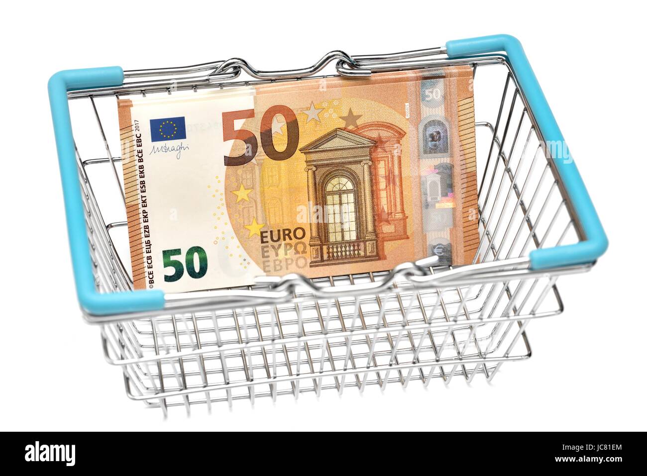 50 billet euro Banque D'Images