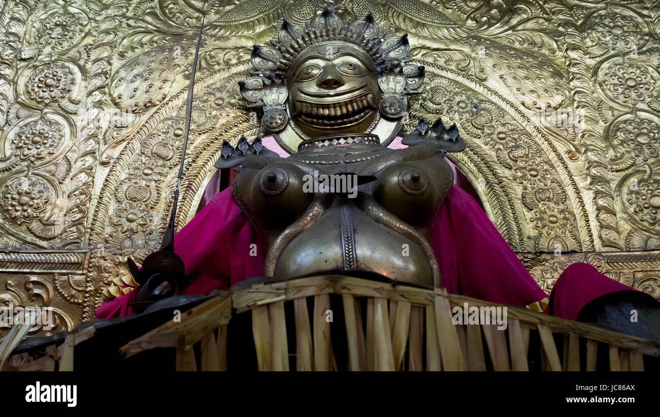 Sculpture en métal de la culture et de la tradition de l'état du Karnataka Banque D'Images
