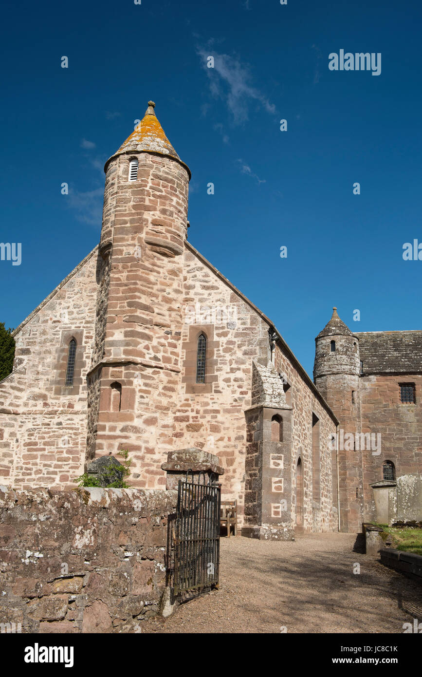 Le Kirk de Saint Ternan, Arbuthnott, Aberdeenshire, Ecosse. Banque D'Images