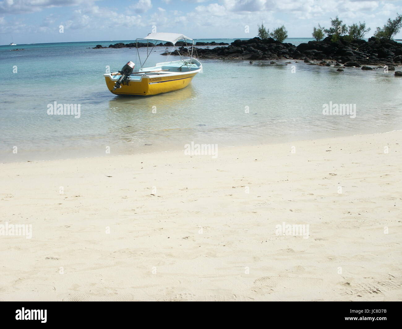 Plage Grand Baie Ile Maurice Banque D'Images