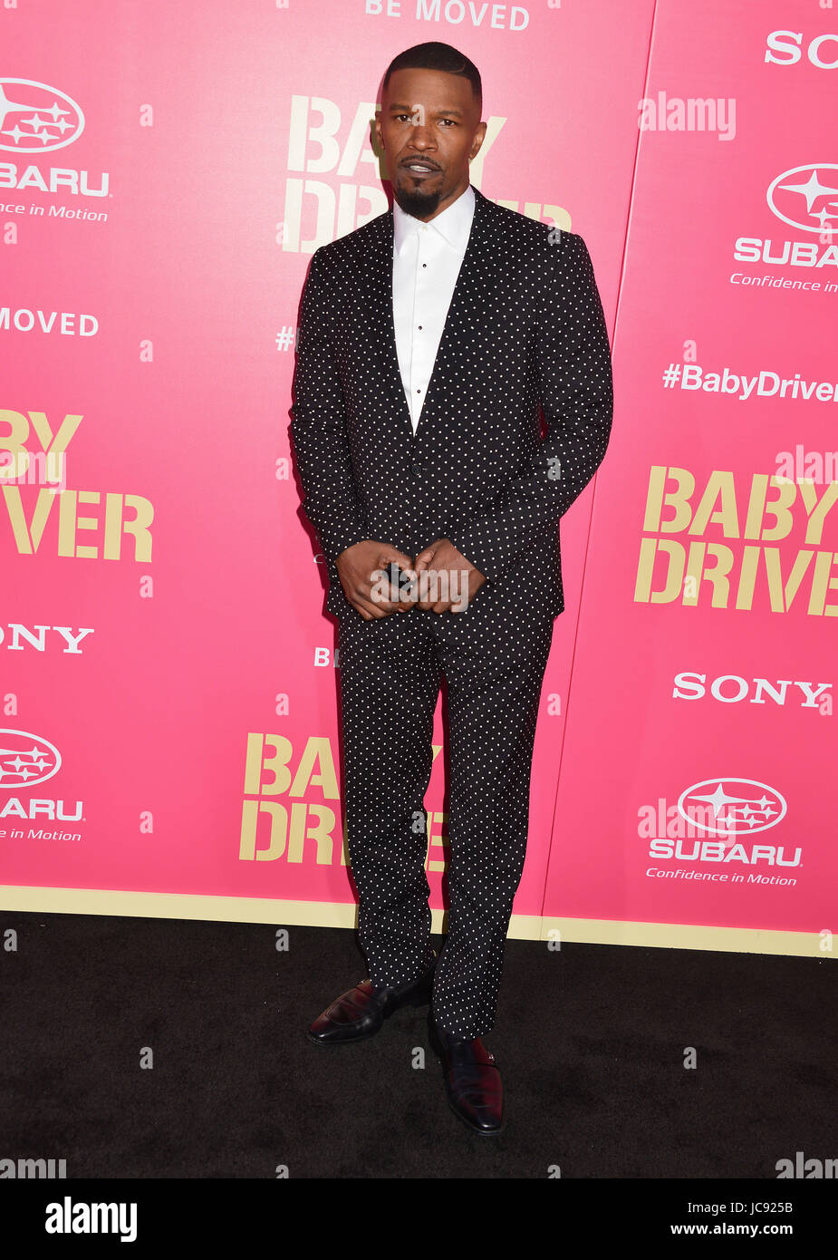 Los Angeles, USA. 14 Juin, 2017. Un Jamie Foxx 035 lors de la première de Sony Pictures' 'Baby Driver' à l'hôtel Ace le 14 juin 2017 à Los Angeles, CA : Crédit Tsuni/USA/Alamy Live News Banque D'Images