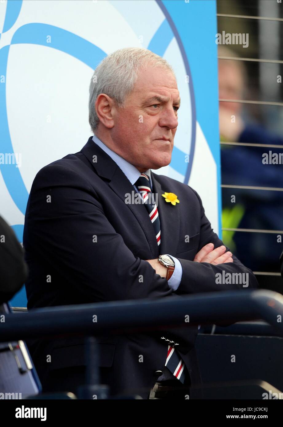 WALTER SMITH.ST MIRREN FC V RANGERS FC HAMPDEN PARK GLASGOW ECOSSE 21 Mars 2010 Banque D'Images