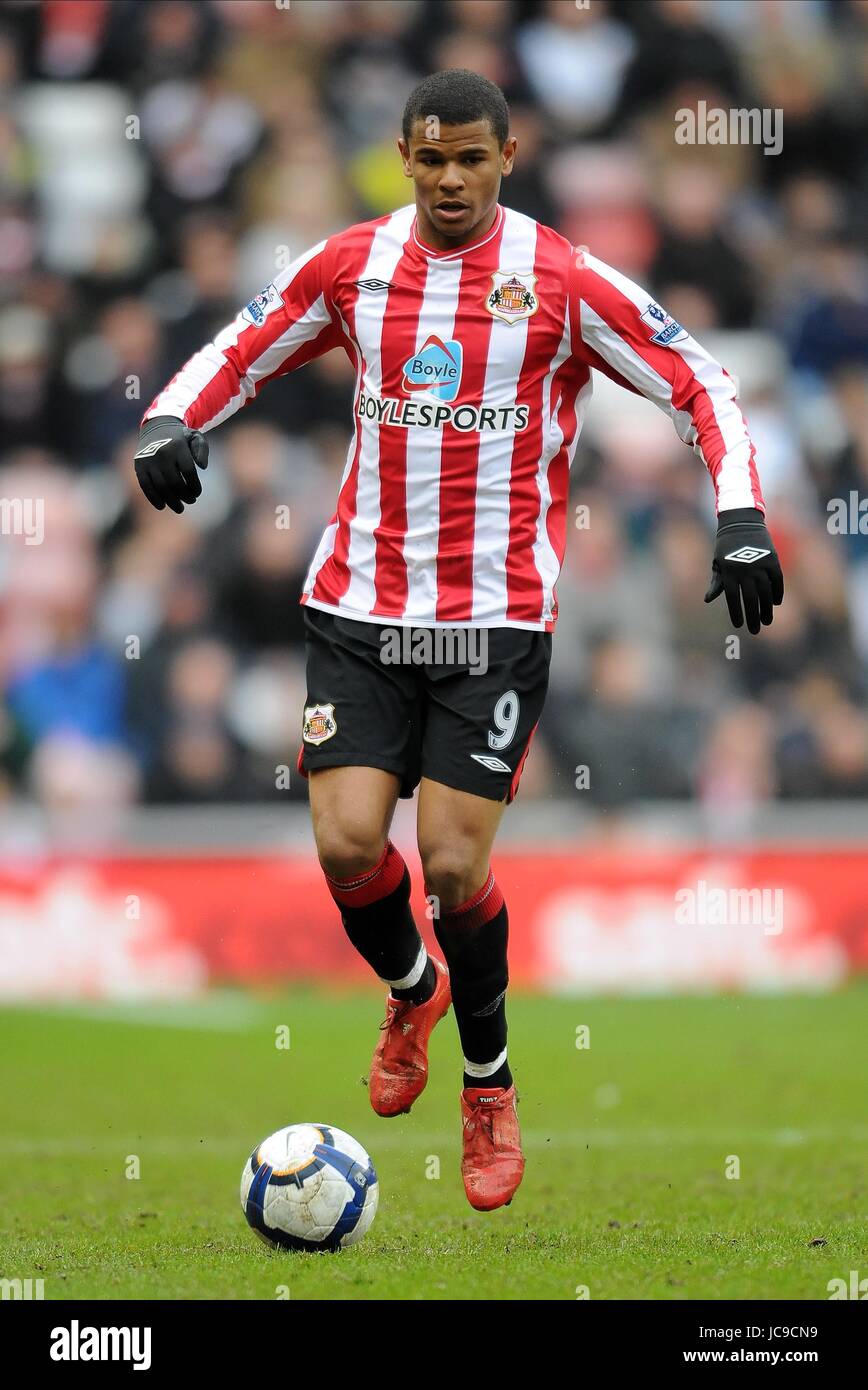 FRAIZER CAMPBELL Sunderland FC STADE DE LA LUMIÈRE SUNDERLAND ANGLETERRE 20 Mars 2010 Banque D'Images