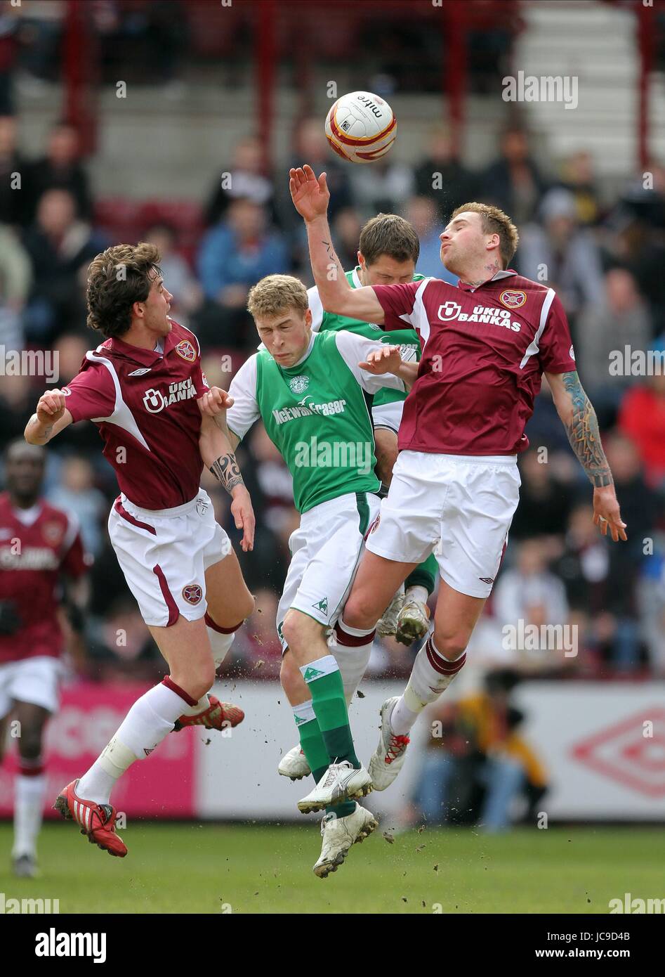 STEVENSON RANKIN & WOTHERSPOON COEURS V MURRAYFIELD HIBS EDIMBOURG ECOSSE 20 Mars 2010 Banque D'Images