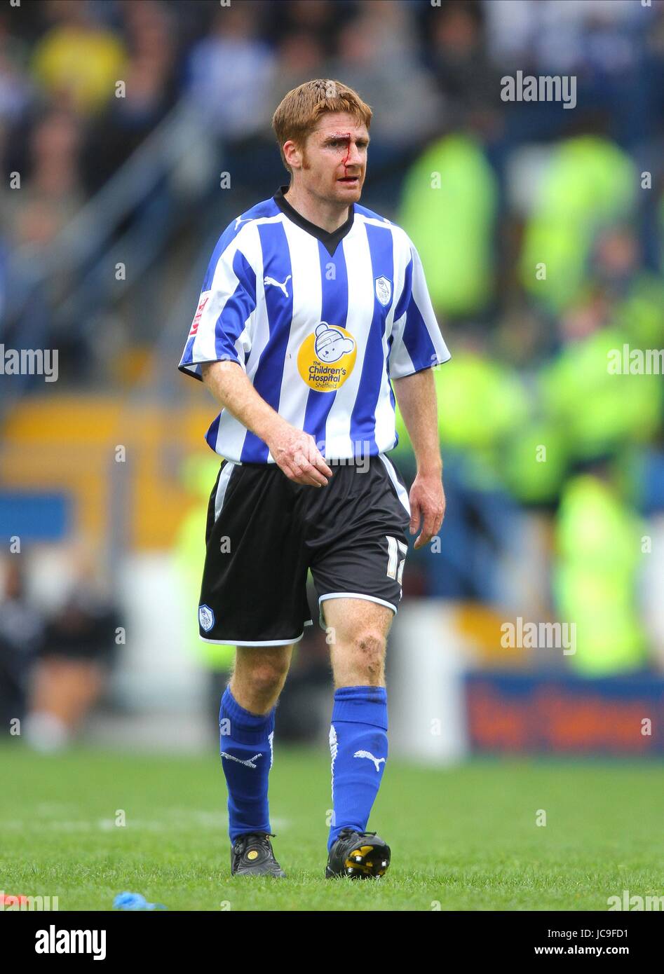 JAMES O'CONNOR SHEFFIELD WEDNESDAY FC SHEFFIELD WEDNESDAY FC HILLSBOROUGH SHEFFIELD ENGLAND 02 Mai 2010 Banque D'Images