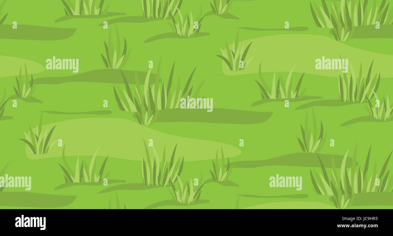 Ciel champ herbe de prairie Meadow mead grassplot green background seamless texture pattern toile magnifique vecteur libre horizontale vue côté natur Illustration de Vecteur