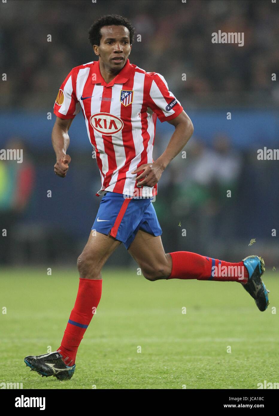 PAULO ASSUNCAO Atletico Madrid Atletico Madrid la HSH Nordbank Arena HAMBURG ALLEMAGNE 12 Mai 2010 Banque D'Images