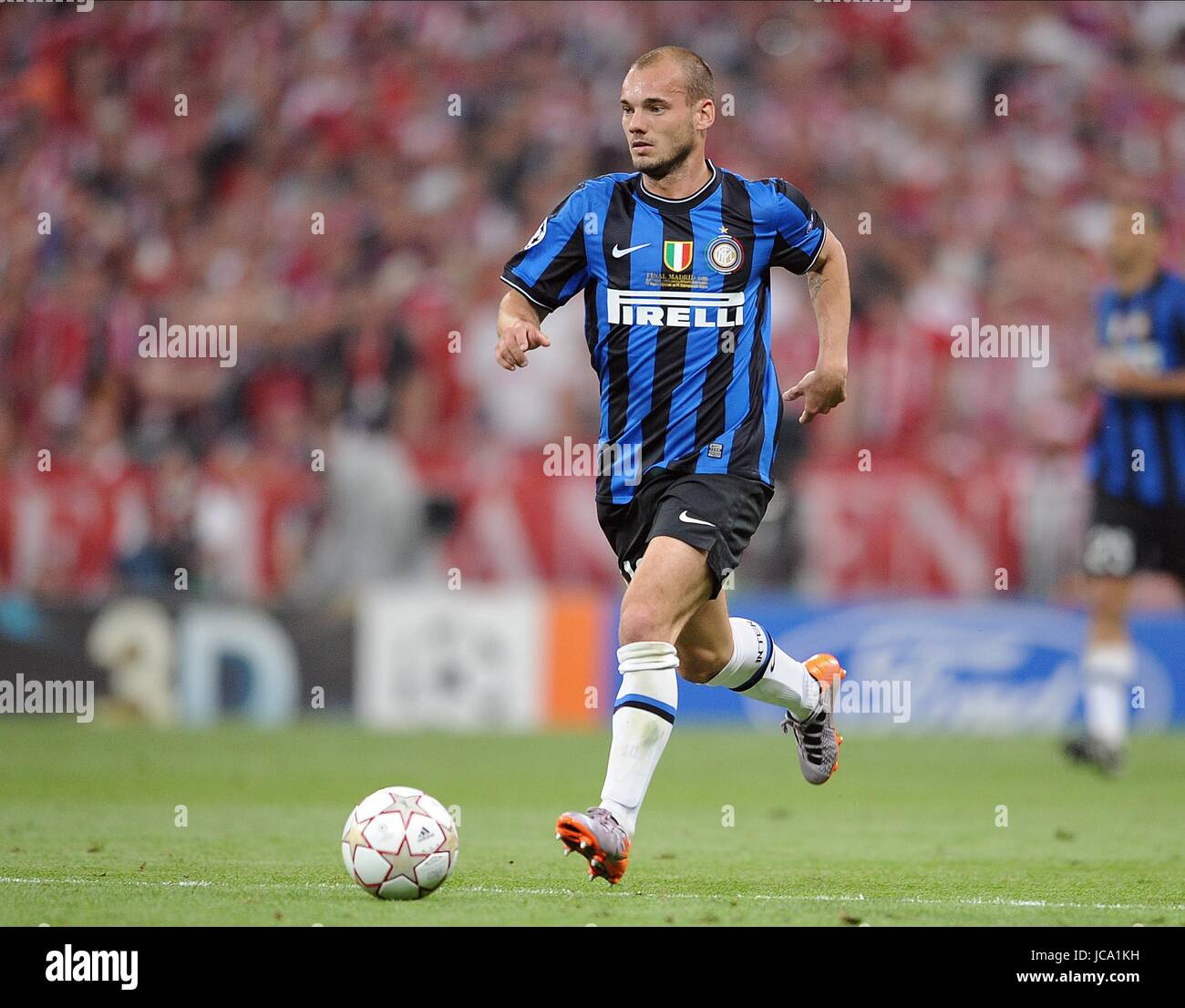 WESLEY SNEIJDER INTER MILAN INTER MILAN SANTIAGO BERNABEU MADRID ESPAGNE 22 Mai 2010 Banque D'Images