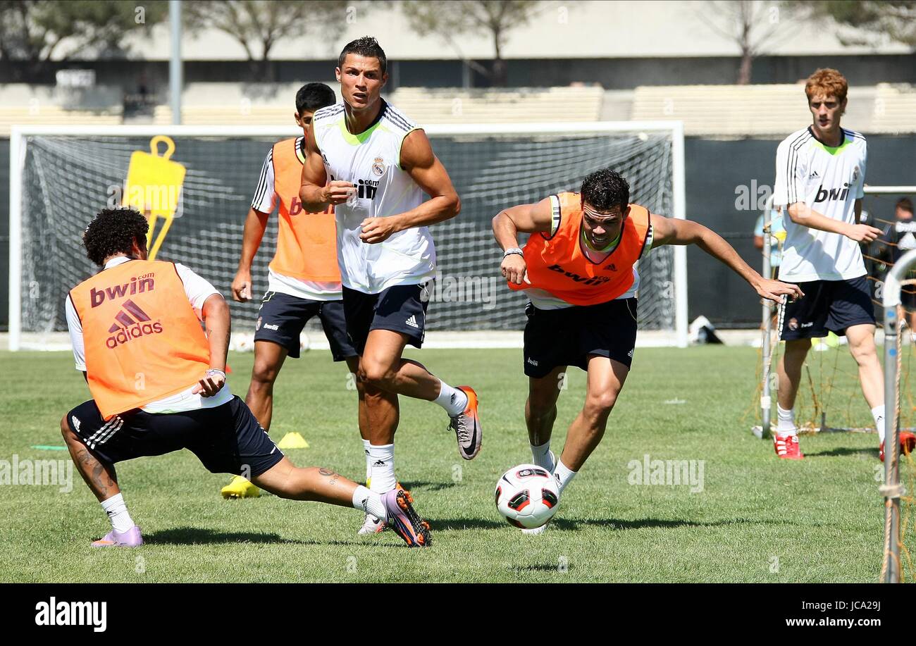 CRISTIANO RONALDO REAL MADRID LOS ANGELES CALIFORNIA USA 29 Juillet 2010 Banque D'Images