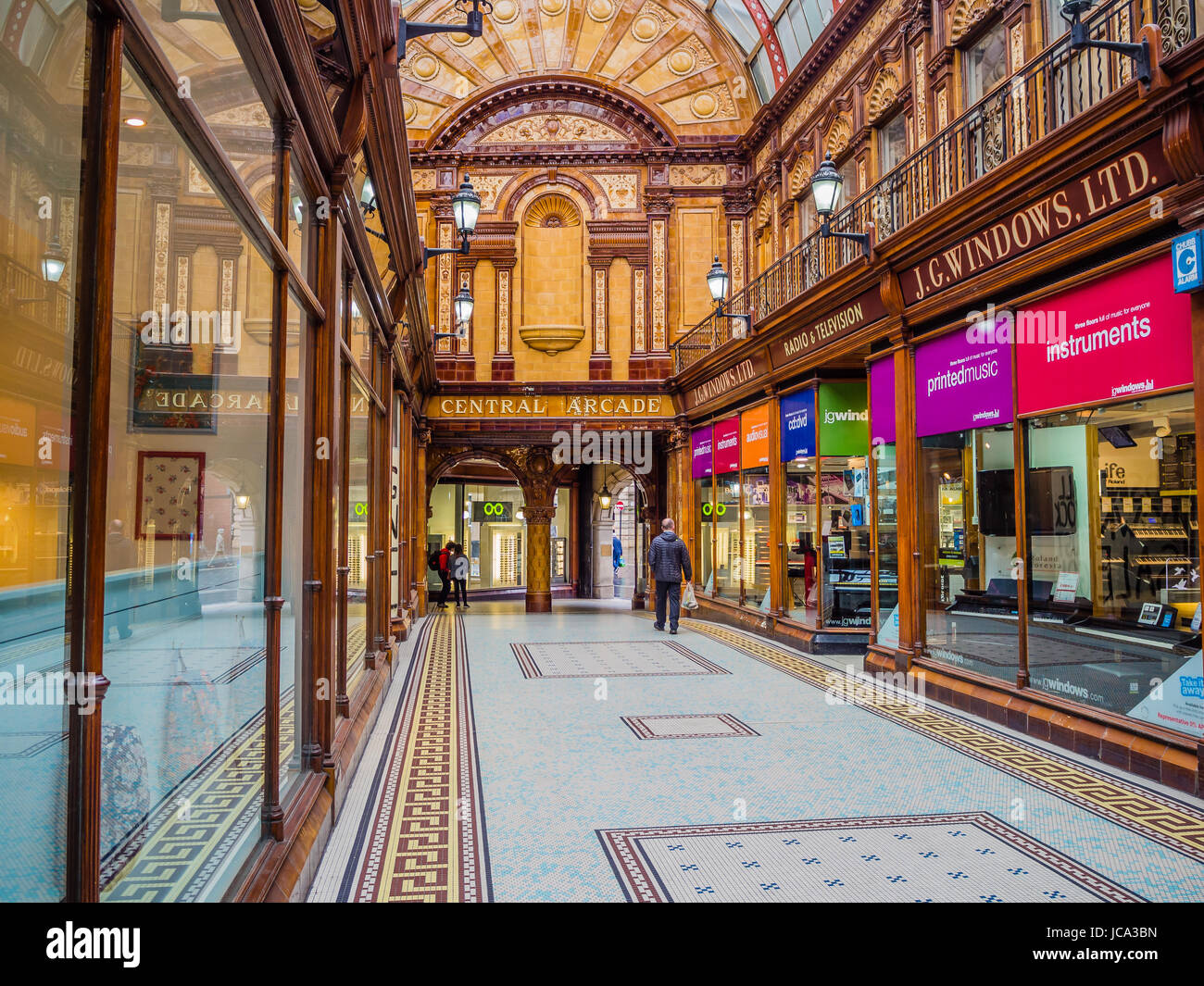Arcade centrale, Newcastle upon Tyne Banque D'Images