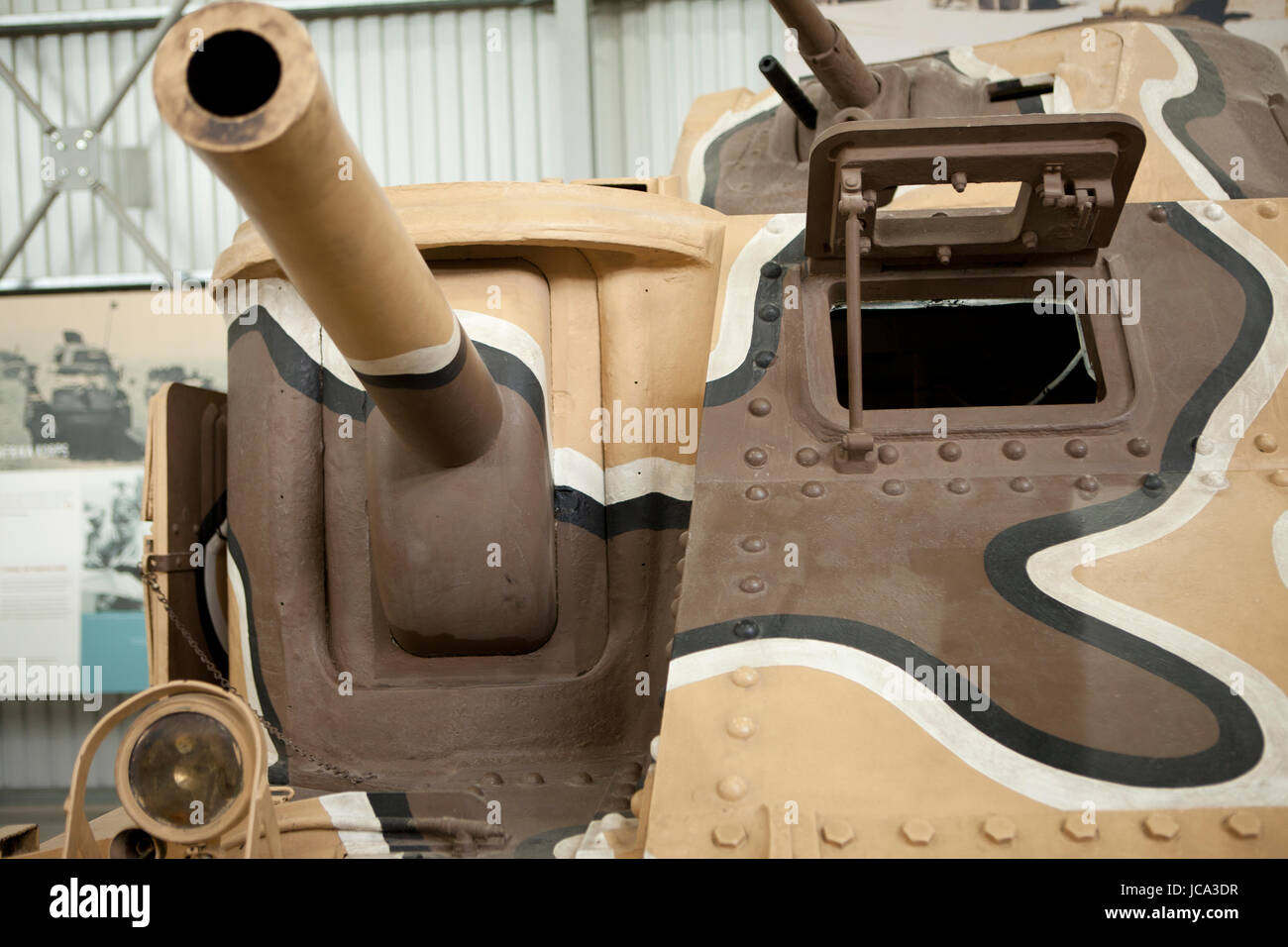 Tank Museum, Dorset, Angleterre- près de 300 véhicules de 26 pays, troisième plus grande collection de véhicules blindés dans le monde. Banque D'Images