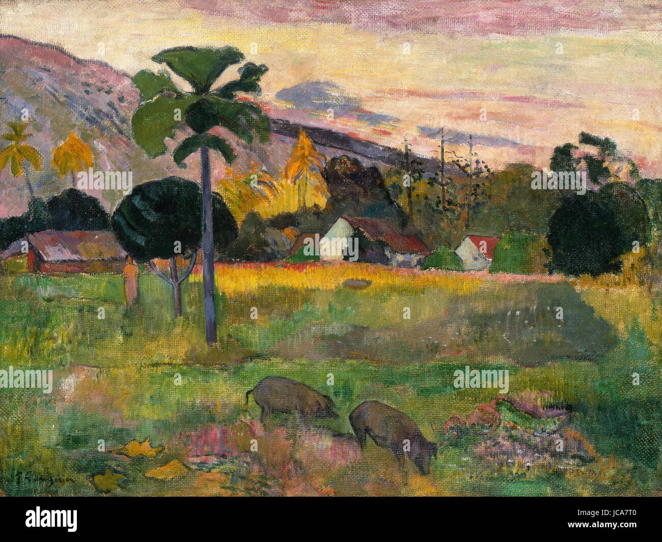 Paul Gauguin - Haere Mai 1891 Banque D'Images