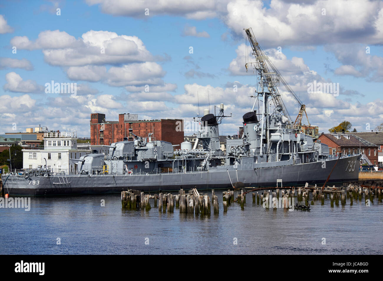 USS Cassin Young jj-793 boston Charlestown Navy Yard Boston USA Banque D'Images