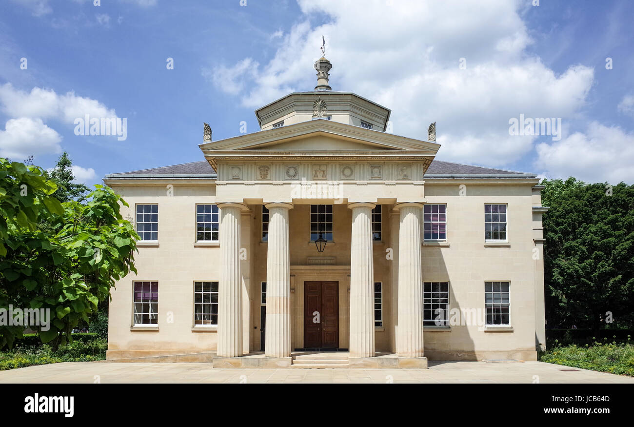 La bibliothèque de Robinson Maitland (1992) dans le cadre de Downing College, l'Université de Cambridge UK Banque D'Images