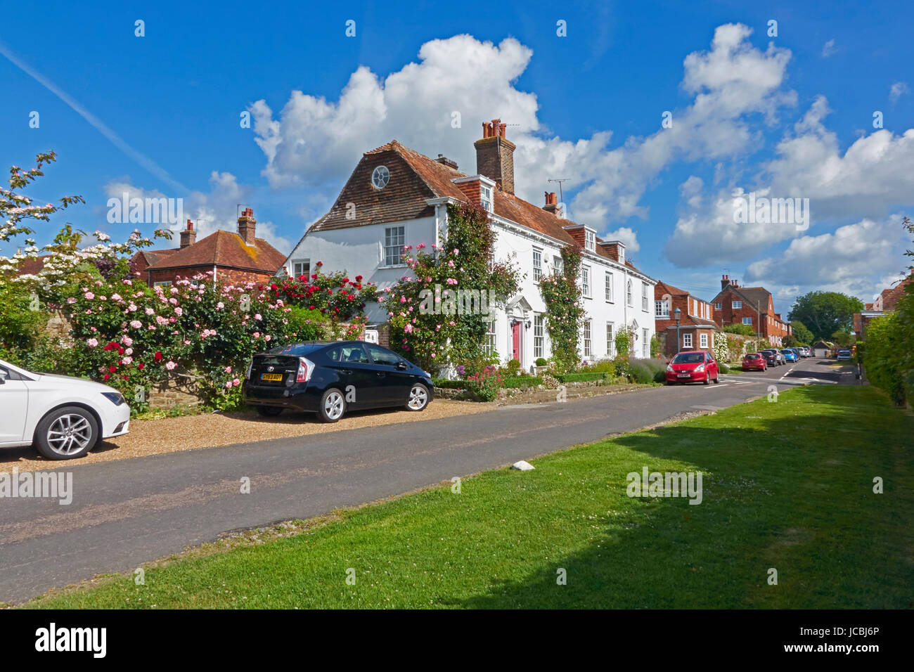 Rookery Road, dans le joli village de Rye, East Sussex, Angleterre, RU, FR Banque D'Images