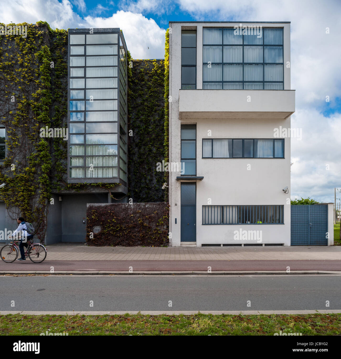 Belgique, Anvers, La Maison Guiette conçu par Le Corbusier Banque D'Images