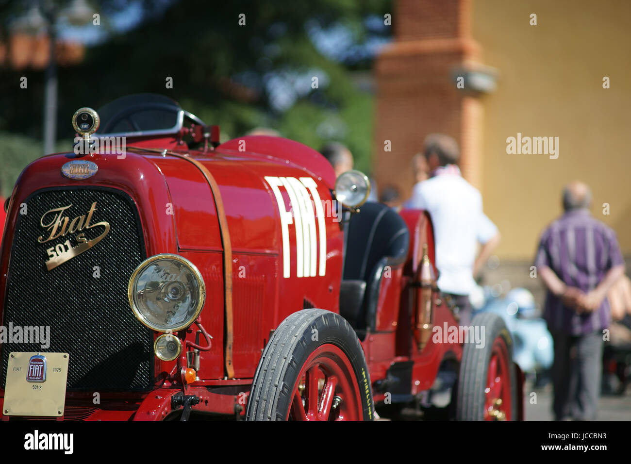 Fiat 501's voiture historique - automobiles en Italie, près de Sienne Banque D'Images