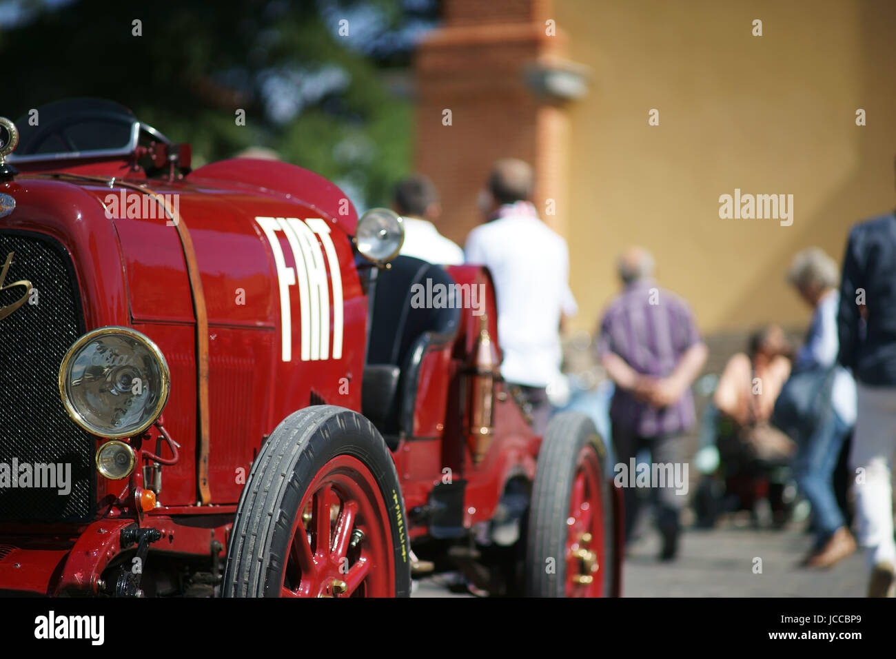Fiat 501's voiture historique - automobiles en Italie, près de Sienne Banque D'Images