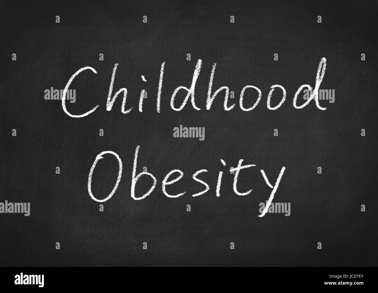 L'obésité infantile Banque D'Images