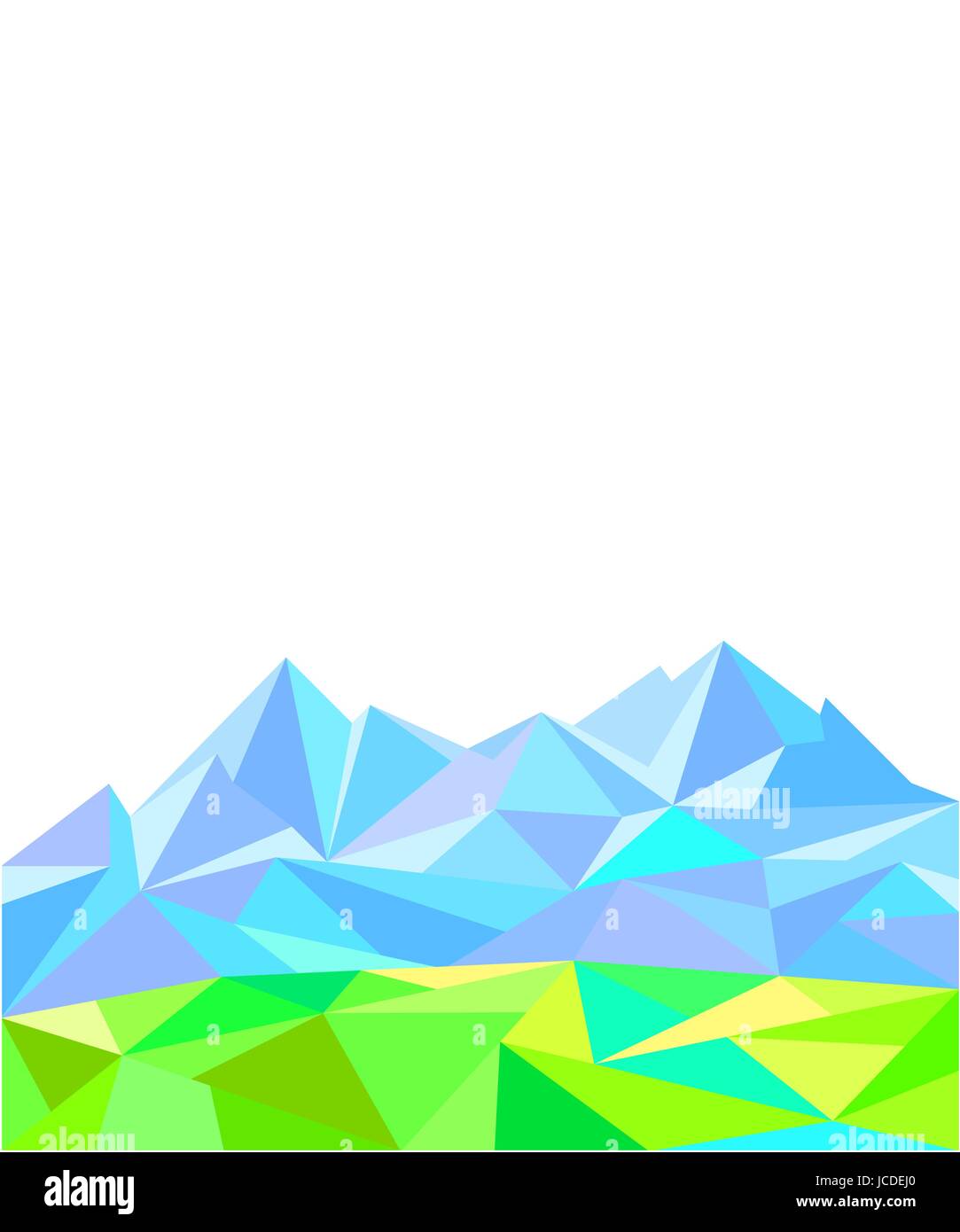 Polygone géométrique abstraite image de fond, image de la nature, les montagnes et les prés Illustration de Vecteur