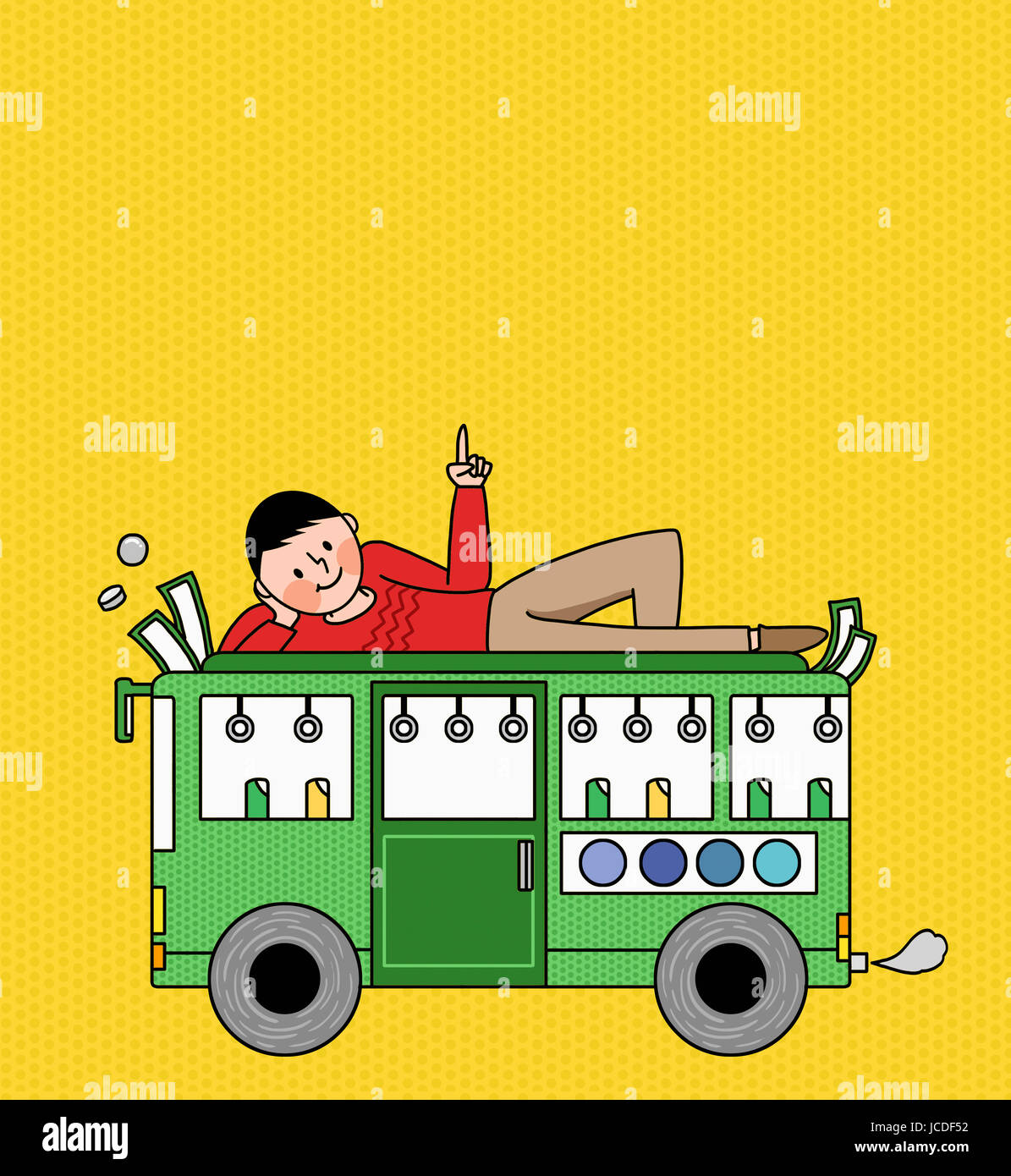 Ajustement de l'impôt à la fin de l'année Banque D'Images