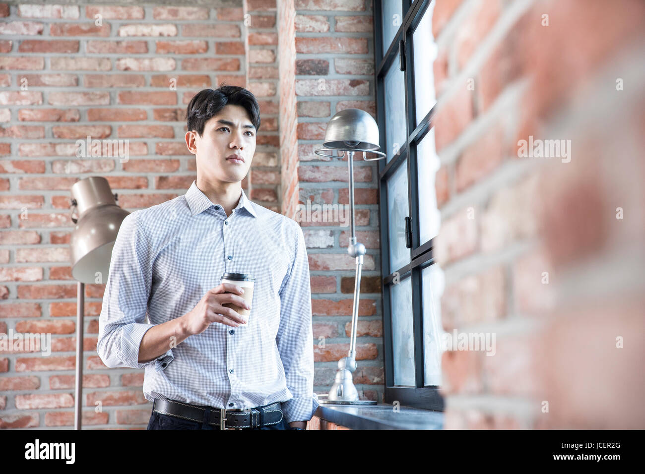 Architect at office Banque D'Images