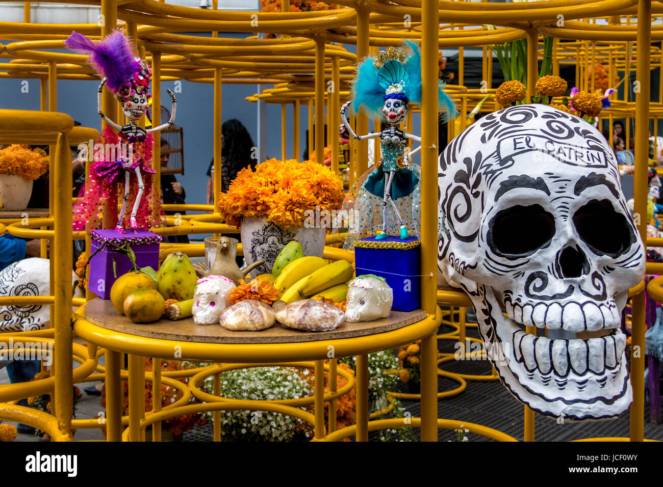 Le Jour des Morts (Dia de los Muertos) Décoration - Mexico, Mexique Banque D'Images