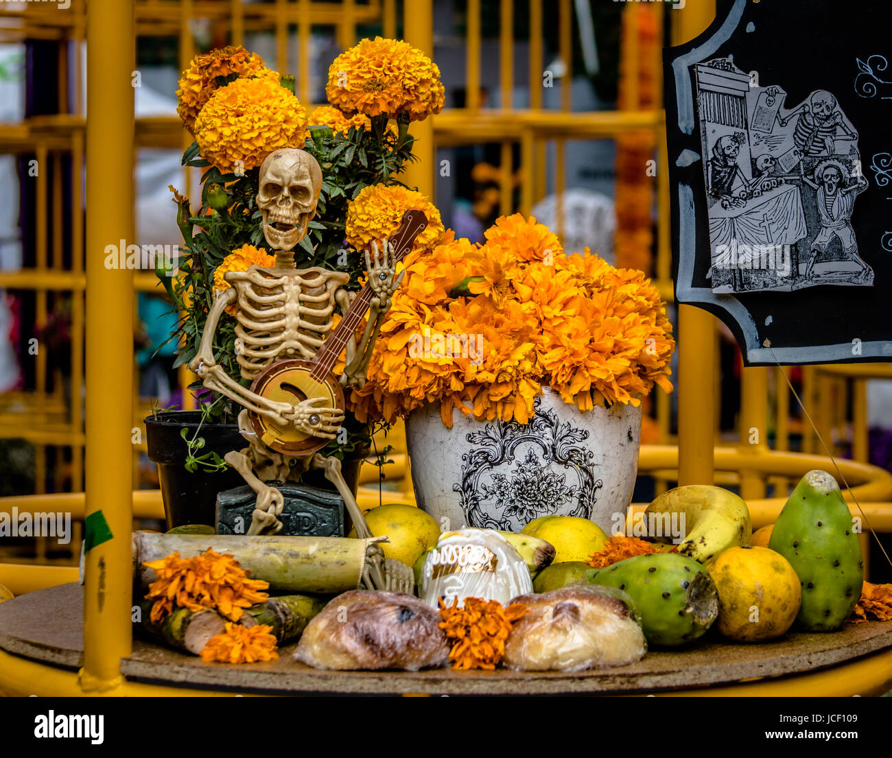 Le Jour des Morts (Dia de los Muertos) Décoration - Mexico, Mexique Banque D'Images