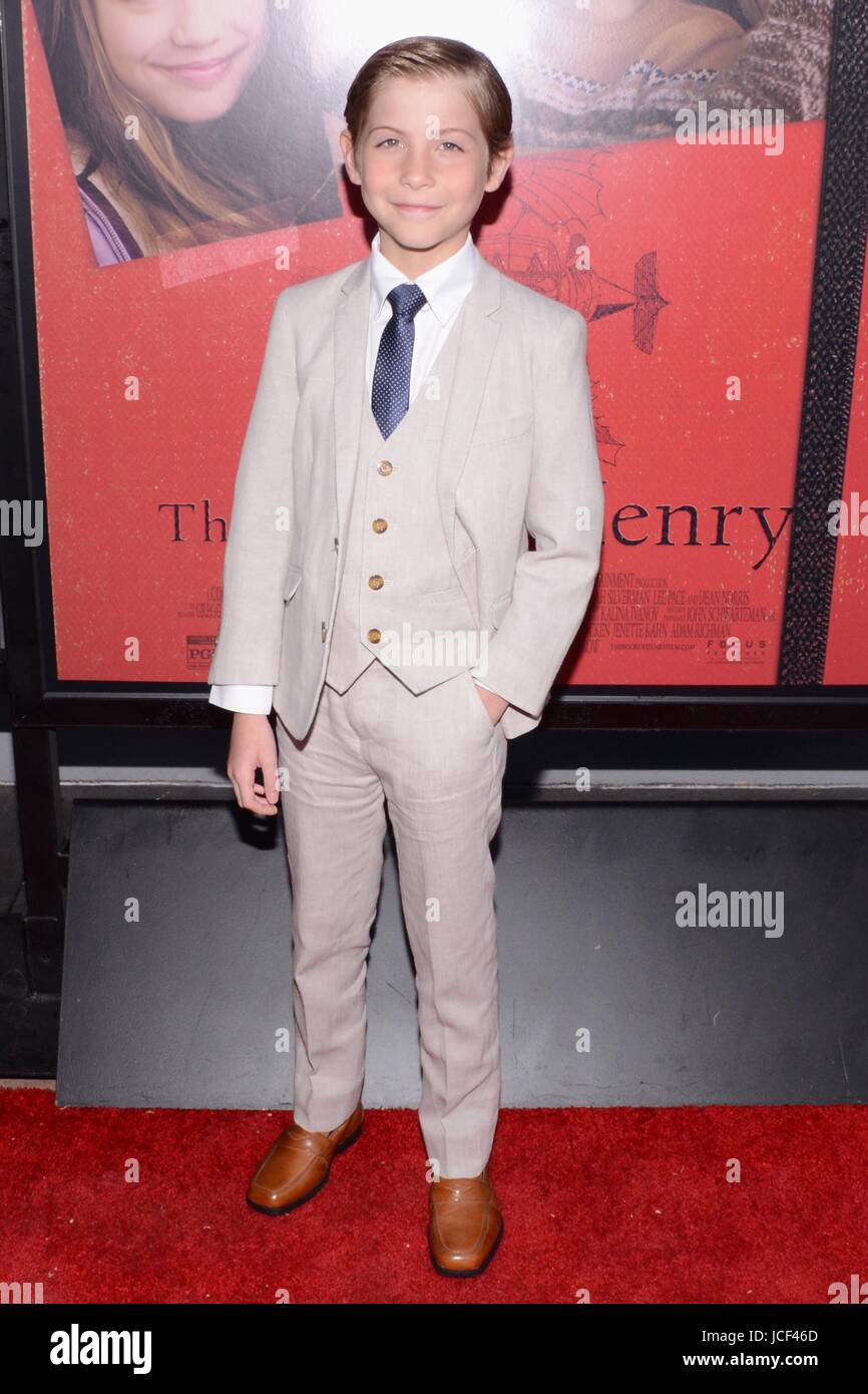 Jacob Tremblay assister à l'ouverture de la premiere nuit Focus' 'Le Livre de Henry' au cours de la 2017 Los Angeles Film Festival à l'Arclight Cinemas Culver City à Culver City, Californie, le 14 juin 2017. Banque D'Images