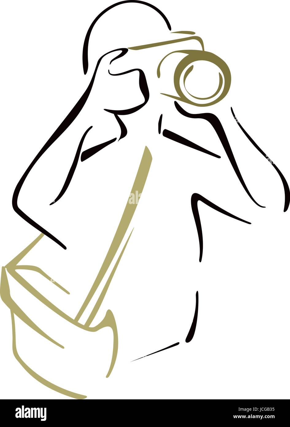 Prise de photo Illustration de Vecteur