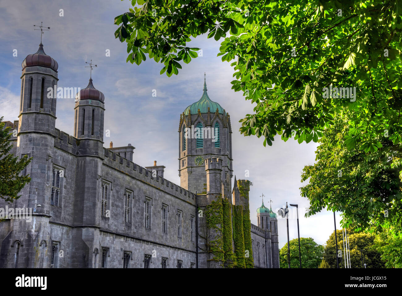 GALWAY, IRLANDE - 2 juin 2017L'Université nationale d'Irlande à Galway. Banque D'Images