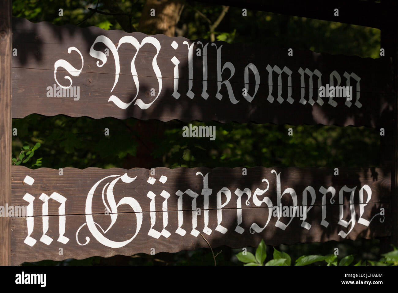 Herzlich Willkommen Banque D'Images